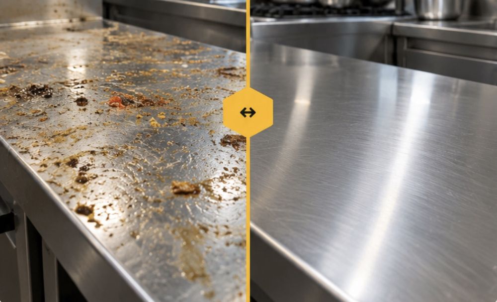 Superficie de cocina: Antes / Después